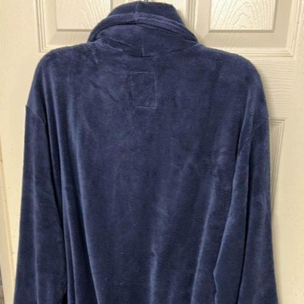 English Laundry Men’s NWT L/XL Navy Robe - Picture 3 of 11